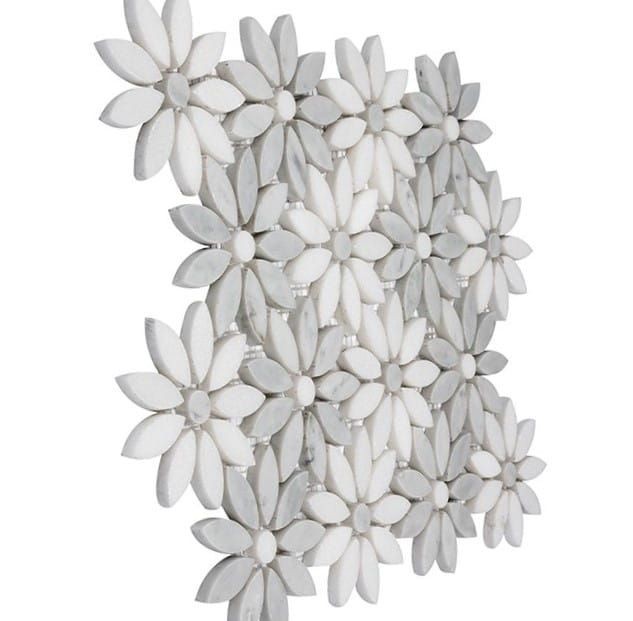 Dunin Manorial Carrara White Bloom 30x29 mozaika kamienna 103532