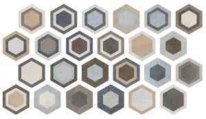 ITT Tripoli 23x27 hexagonale Fliese