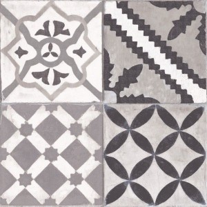 Halcon Grupo Moments Grau 45x45 Patchwork Fliese