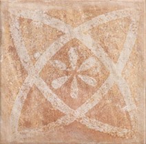 Mainzu Forli Decor Teano 20x20: Beige Musterfliesen Badezimmer