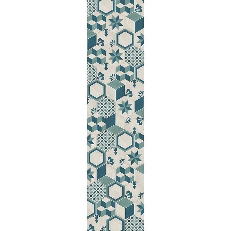 Marca Corona Terra Art Mix Oceano/Cielo Esagona 25x21,6 I415 płytki heksagonalne 144390