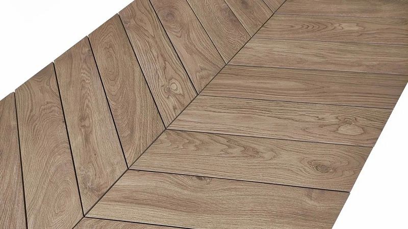 Emil Ceramica Mimesis Tabacco Chevron Nat. 11x54 EKPD płytki drewnopodobne jodełka 126126