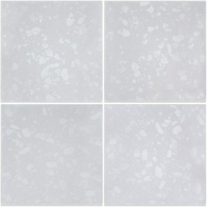 Barwolf Flakes Weiß 18,5x18,5 cm Fliesen Lasteriko