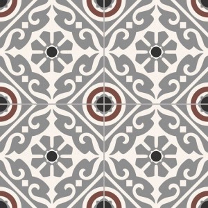 Gayafores Musa Grey 33x33 Fliesen Patchwork Boden
