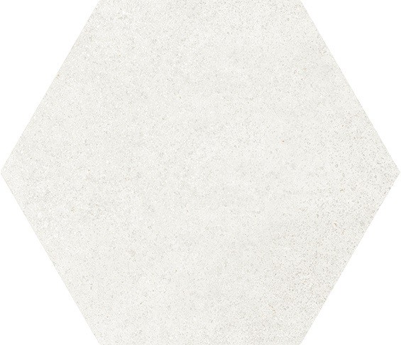 Płytki podłogowe biały heksagonalny matowy Equipe Hexatile Cement White 17.5X20 crp 9178