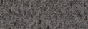 Venis Image Deco Dark 33,3x100 cm - Braune Grafit-Mosaiksteinfliesen