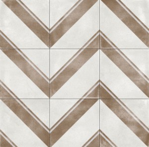 Aparici Bondi Dune Nat G-3146: Französische Fischgrät Fliesen Grau-Braun 59,2x59,2 cm
