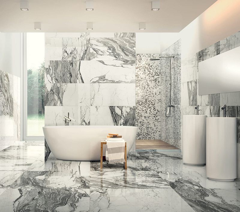 Cercom To Be Marble Renoir Lux 60x60 płytki gresowe imitujące marmur 120521