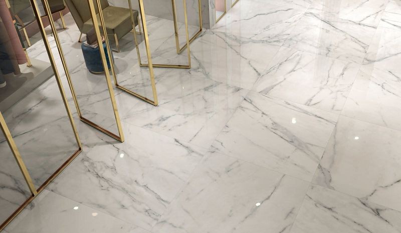 Marca Corona Motif Extra Calacatta Silver 60x60 E322 płytki gresowe marmurowe 143512