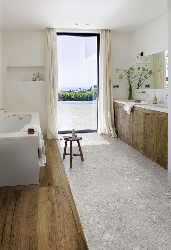 Płytki kamienne lastryko szare Marazzi Mystone Ceppo di Gre Grey 75x75 17520