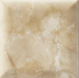 Mainzu Davinci Ocre 15x15: Beige Badezimmerfliesen, konvex