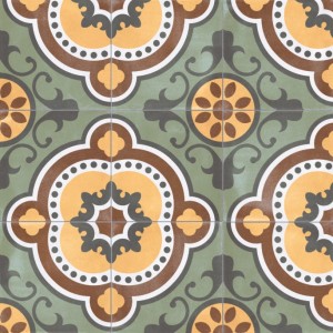 Aparici Bondi Puebla Nat. G-3146 Fliesen Patchwork Gelb Grün 59,2x59,2 cm