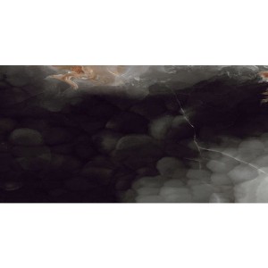 Fioranese Unica Deep Dark Poliert 60x120 - Onyx-Look Feinsteinzeug