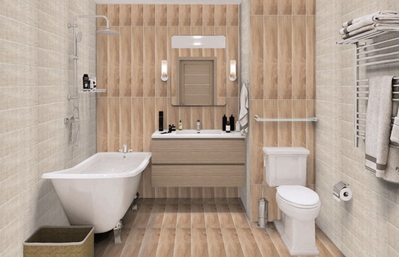 Wyprzedaż! Włoski gres jak drewno zółty dąb seki Marazzi Treverkmood Faggio 15x90 36352