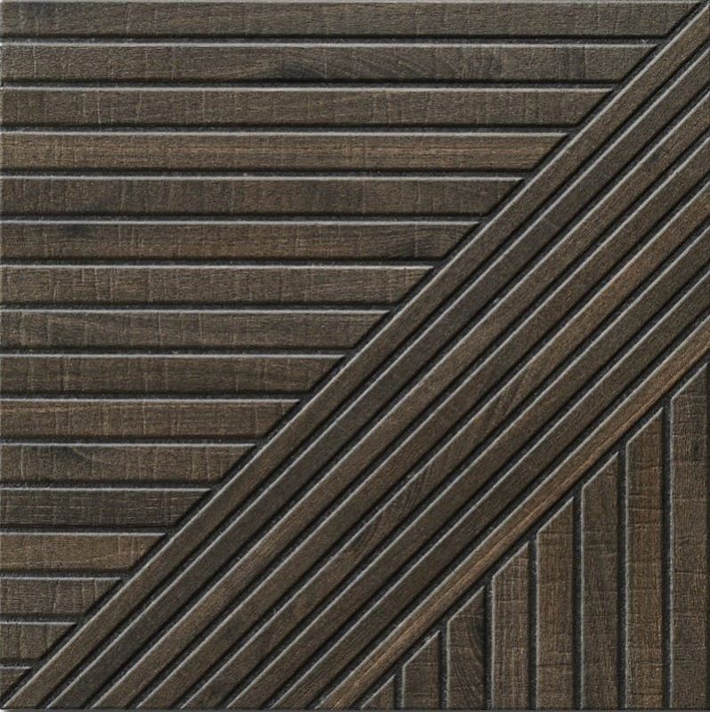 Realonda Tangram Wood Walnut 44x44 płytki drewnopodobne gresowe 150183