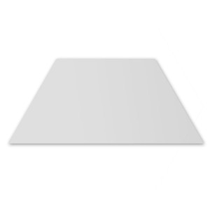 WOW Trapezium Bodenfliese Eisweiß Matt 9,8x23