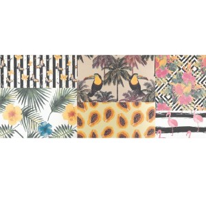 Aparici Markham Botanica B Fliesen Wandfliesen Patchwork 44,63x119,30