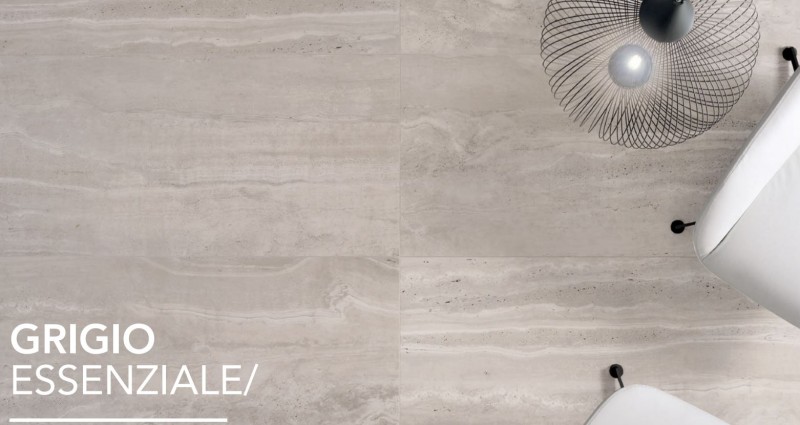 Gres trawertyn kamień szary Coem Reverso Grigio lap 60X120 9335