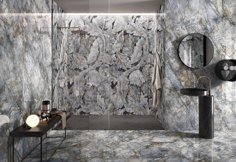 Emil Ceramica Tele Di Marmo Revolution Blu Ande Full Lappato Rett. 30x60 EHAK płytka gresowa 126332