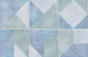 ABK Play String Mix Cold 20x20: Wand- und Bodenfliesen Grau-Blau-Grün