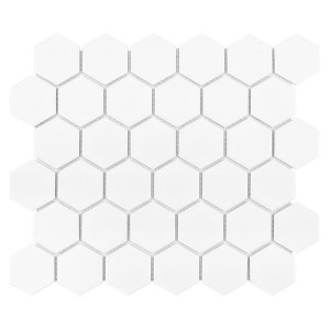 Dunin Hexagon Weiß Matt 51 28,2x27,1 Mosaikfliesen