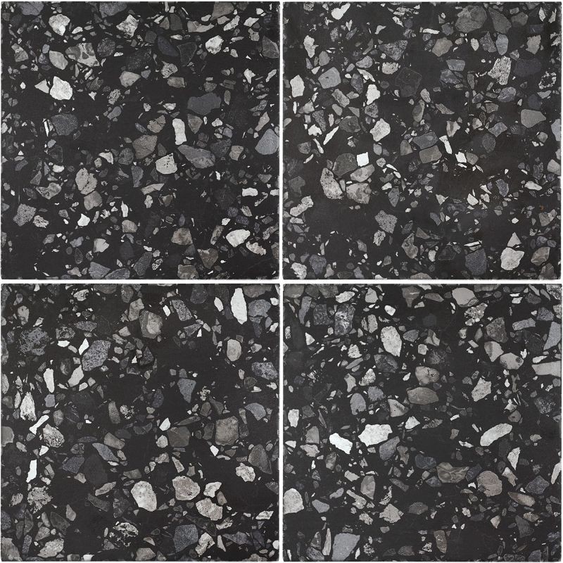 Barwolf Flakes Black 18,5x18,5 płytki lastryko 117885