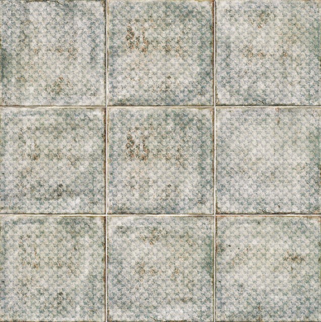 Płytki łazienkowe wrzoryste zielone Mainzu Livorno Decor Sedan 20X20 55985