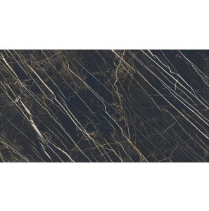 Casalgrande Padana Marmoker Night Storm: 30x60 geschliffene Feinsteinzeugfliesen, schwarzer Marmor-Look