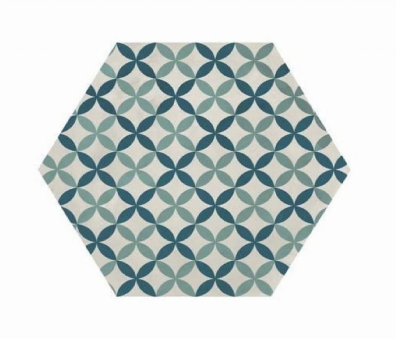 Marca Corona Terra Art Mix Oceano/Cielo Esagona 25x21,6 I415 płytki heksagonalne 144383