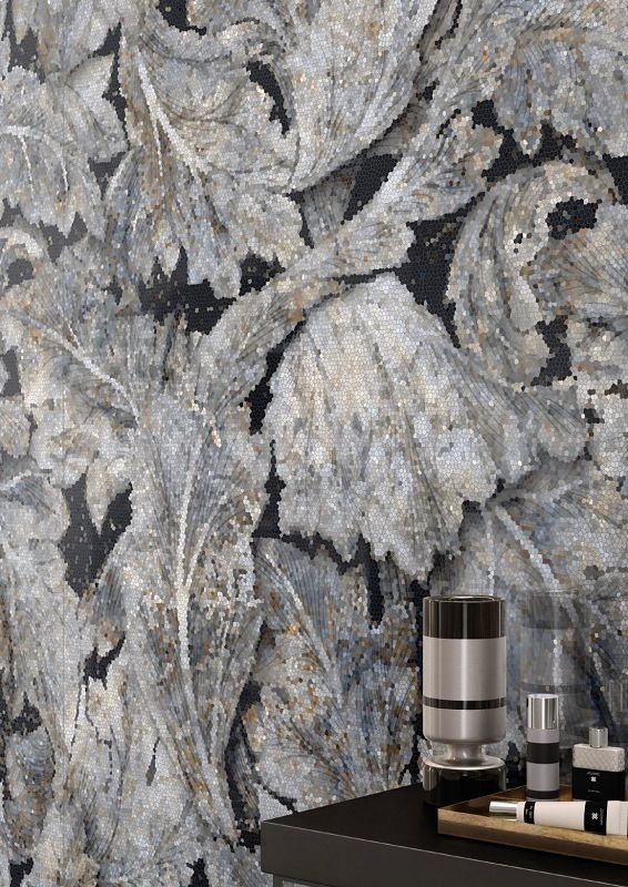 Emil Ceramica Tele Di Marmo Revolution Acanto Blu Ande Full Lappato Rett. 60x120 EHAV płytka gresowa dekoracyjna 126315