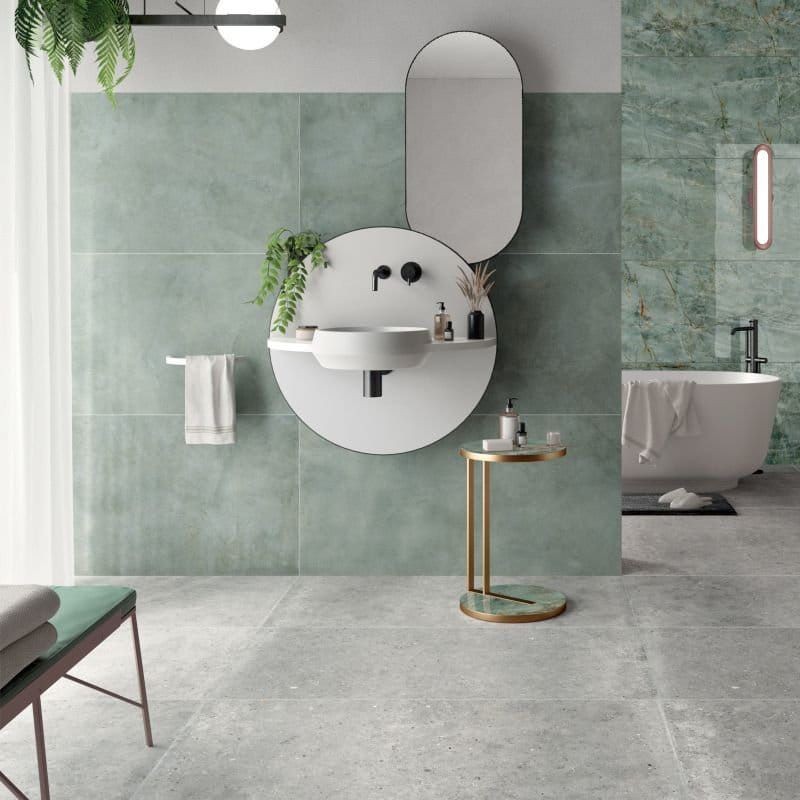 Ariana Luce Verderame Naturale 120x120 płytki gresowe imitujące beton 104975