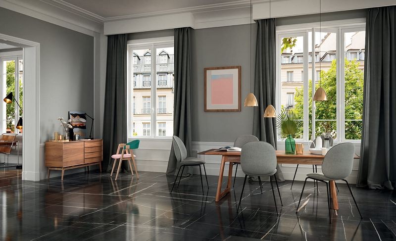 Fondovalle Infinito 2.0 Sahara Noir Glossy 60x120 płytki gresowe imitujące czarny marmur 131713