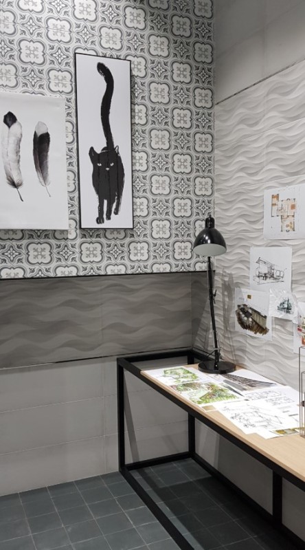 Płytki podłogowe czarne Aparici Tango Anthracite Natural 59.2 × 59.2 52629