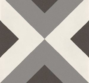 Marazzi D segni Tapeto Macro Dekor M0UK: 20x20 cm Feinsteinzeug Fliesen Dreieck Braun Beige Grau