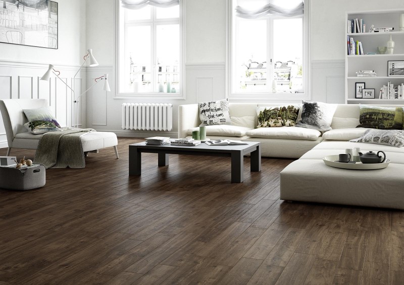 Płytki drewnopodobne kolor orzechu Marazzi Treverkway Castagno outdoor 15X90 17601