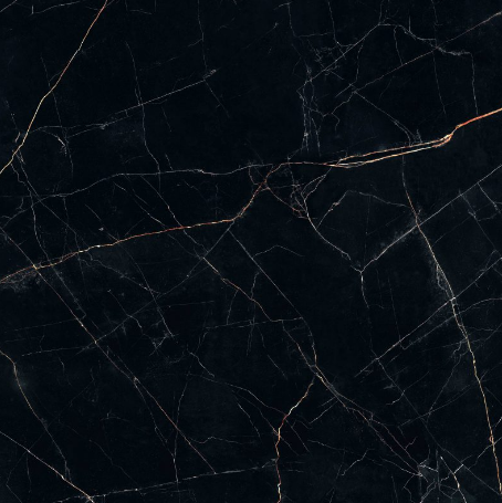 Płytki marmur czarny ze złotą nitką Nero Ardi lux 78x78 98925