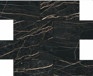 Florim Rex Precious Thunder Night Mosaikfliese 7,5x15 glänzend - Hersteller Mur
