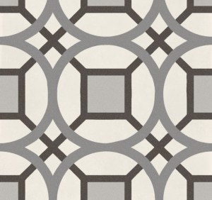 Marazzi D Segni Tapeto Macro Dekor M0UD: 20x20cm geometrische Fliesen Braun-Blau