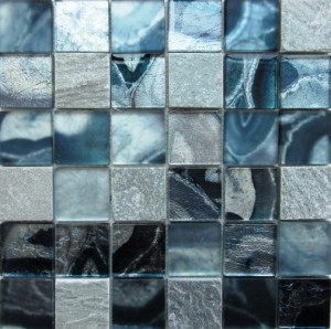 Dell Arte Agat Blue Mosaikfliese 30x30