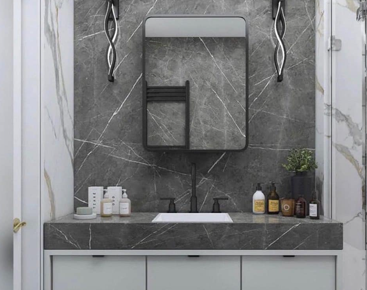 Blat kuchenny marmur szary Florim Marble Gray Mat 160x320 12mm 166763