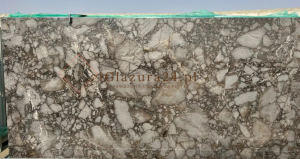 Küchenplatte Lastryko Braun Grau Florim Marble Riverbed Glanz 160x320 12mm
