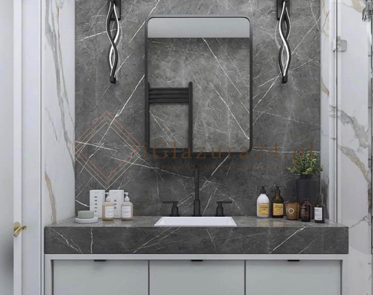 Blat kuchenny marmur szary Florim Marble Gray Gloss 160x320 12mm 166987