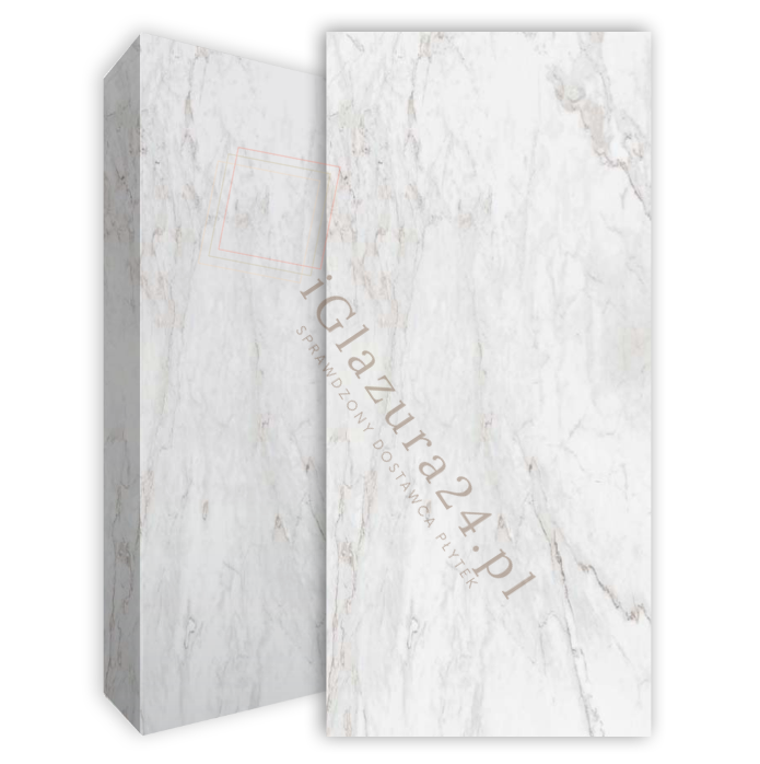 Blat kuchenny białe beż szare Florim Marble Calacatta Gloss 160x320 12mm 167002