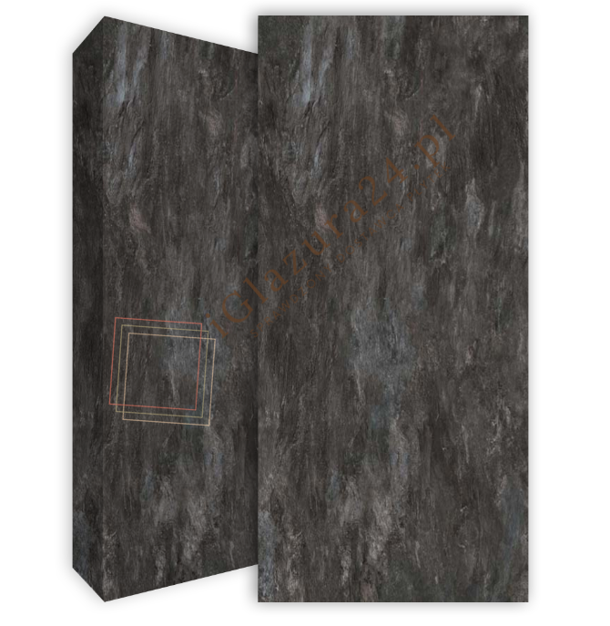 Blat kuchenny marmur ciemno szary perła Florim Stone Noir Mat 160x320 12mm 167173