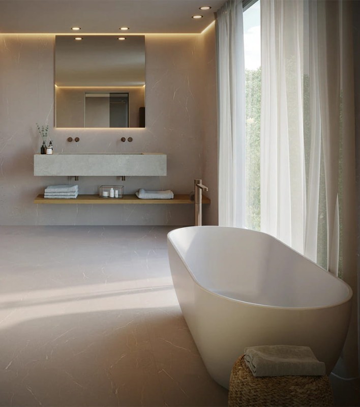 Porcelanosa Coral Acero 45x120 płytki ścienne imitujące kamień 167847