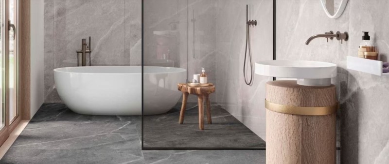 Casalgrande Padana Supreme Grey Lucido 120x120 płytki gresowe 9mm  168099