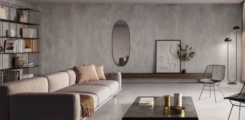 Casalgrande Padana Fusion Grey Mat 120x120 płytki efekt metalu 9mm 168154