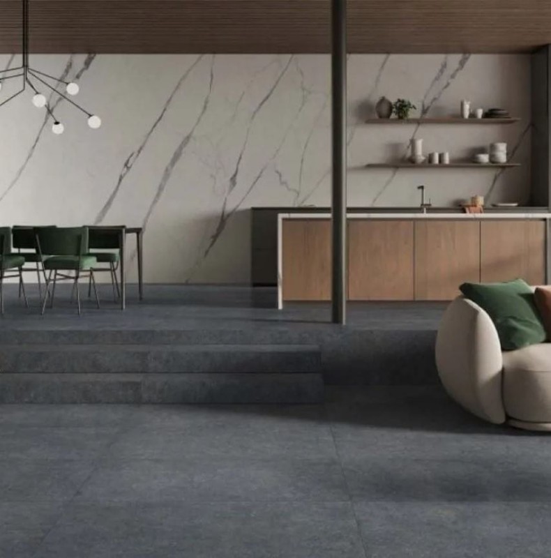 Casalgrande Padana Stile Black Mat 60x120 płytki efekt kamień 9mm 168244