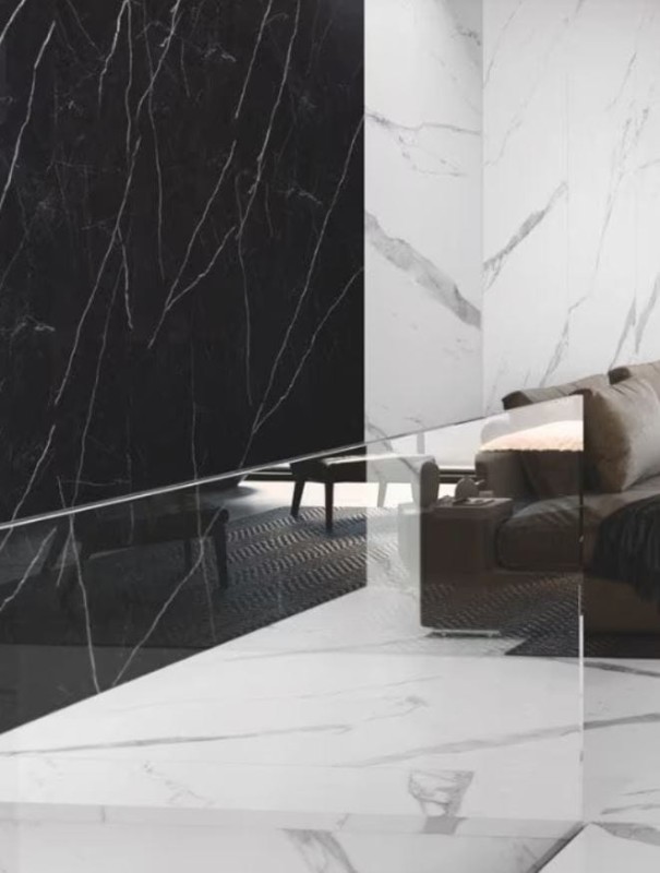 Płytki marmur Casalgrande Padana Marmosmart Marquina Smart Mat 60x60 9mm 168328