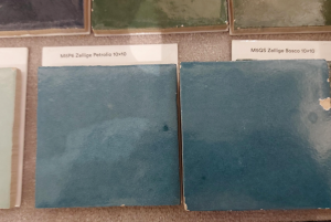 Marazzi Zellige Petrolio M5P6 10x10: Blaue Ziegel-Fliese